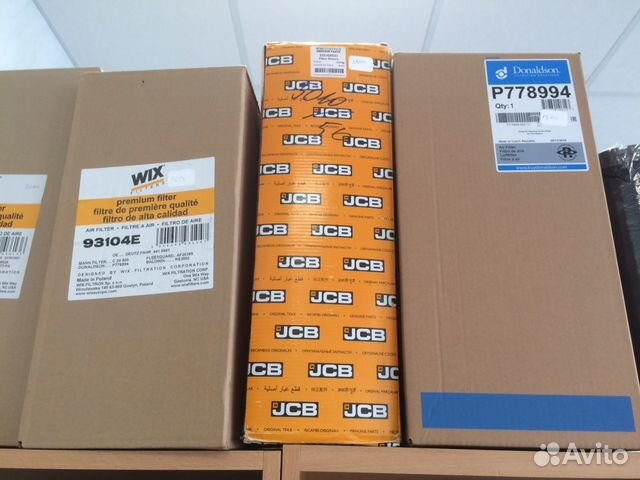 Набор фильтров на экскаваторы JCB JS160-JS240