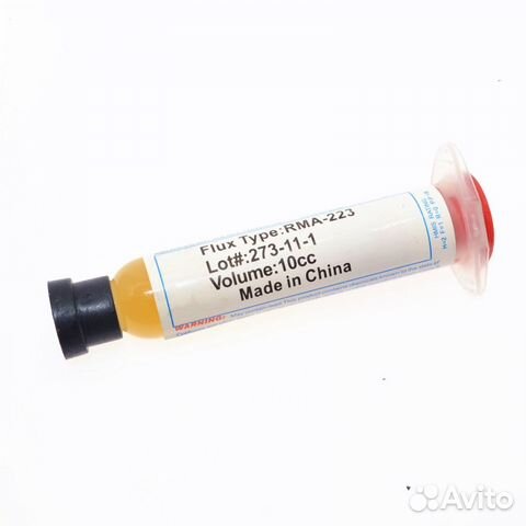 Флюс Amtech RMA-223 KS, в шприце Флюс Amtech RMA-223 KS, в шприце