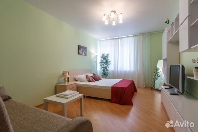 

1-к. квартира, 55 м², 2 кровати