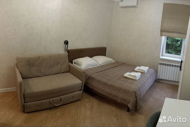 

Квартира-студия, 25 м², 2 кровати