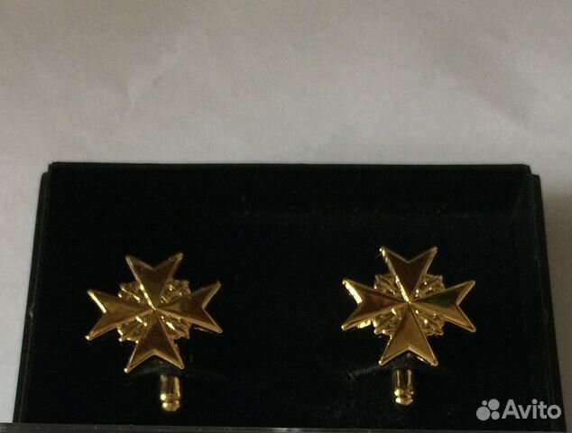 Запонки Ордена Мальтийского креста Запонки Ордена Мальтийского креста