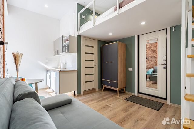 

Квартира-студия, 22 м², 2 кровати
