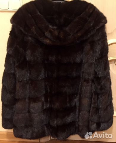 Норковая шуба поперечка размер 46-48 Норковая шуба поперечка размер 46-48