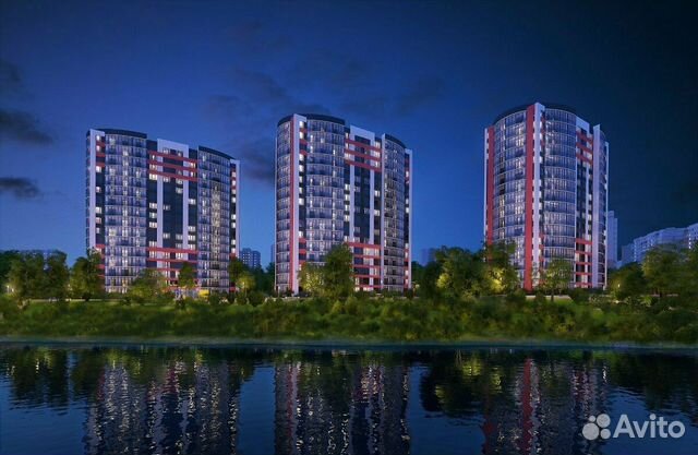 

1-к. квартира, 38 м², 2 кровати