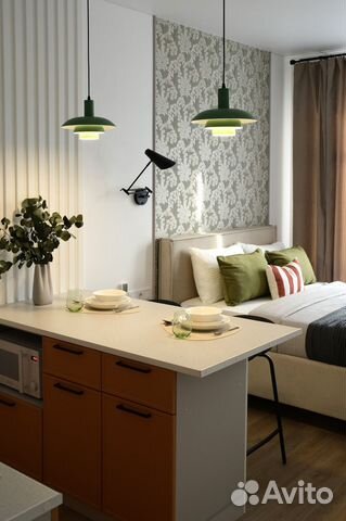 

Квартира-студия, 25,2 м², 1 кровать