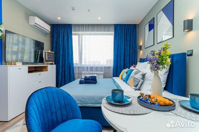 

Квартира-студия, 21 м², 2 кровати