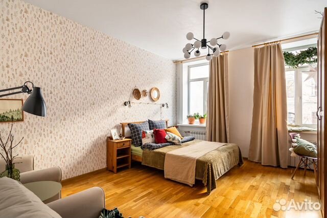 

1-к. квартира, 41,3 м², 3 кровати