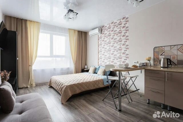 

Квартира-студия, 25 м², 2 кровати