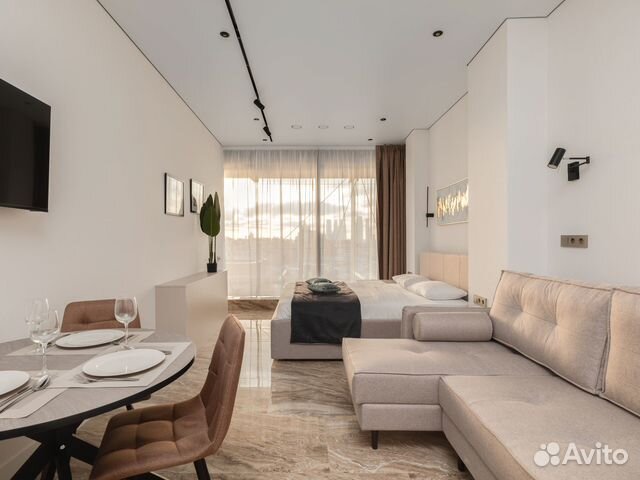 

Квартира-студия, 32 м², 2 кровати