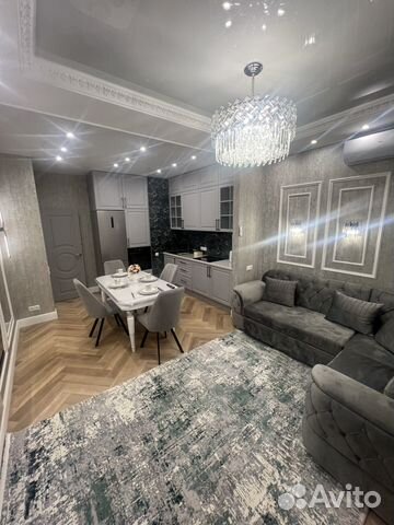 

1-к. квартира, 56 м², 2 кровати