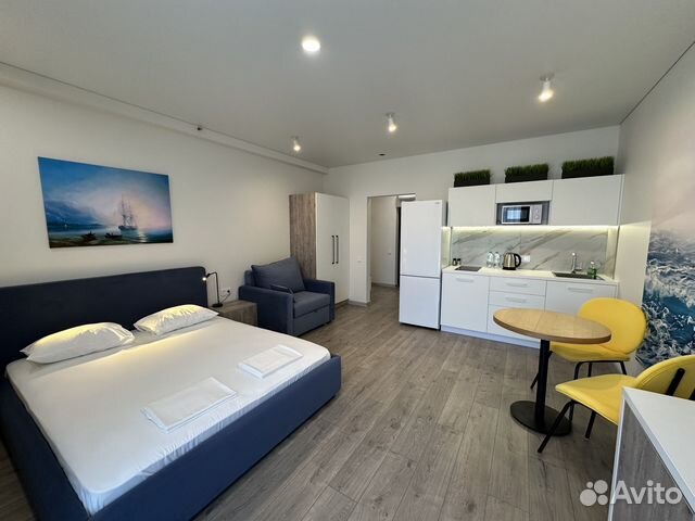 

Квартира-студия, 37,5 м², 1 кровать