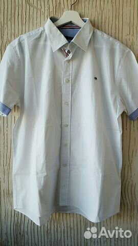 Рубашка Tommy Hilfiger с коротким рукавом XXL Рубашка Tommy Hilfiger с коротким рукавом XXL