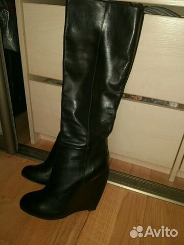 Сапоги кожаные Nine West Сапоги кожаные Nine West