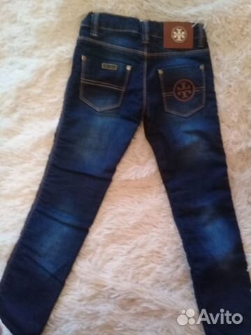 Фирменные тёплые джинсы Tory Burch (новые)