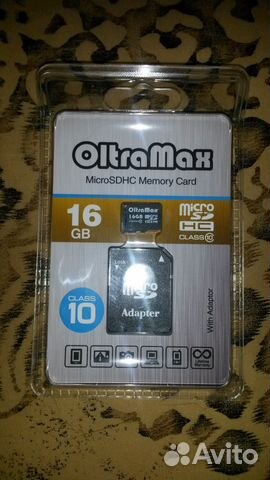 MicroCD OltraMax 16 gb