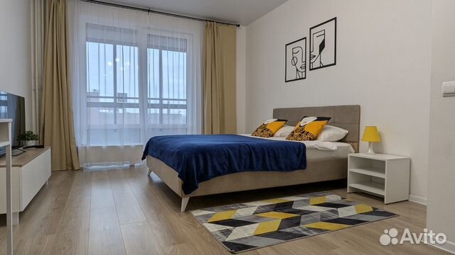 

1-к. квартира, 40 м², 2 кровати