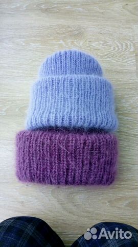 Зимние шапочки из мохера Зимние шапочки из мохера