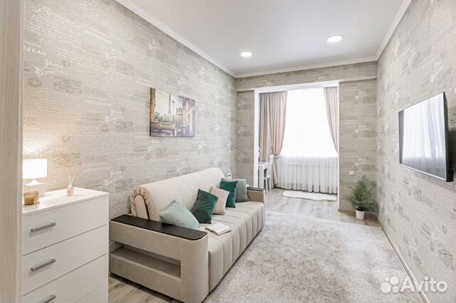 

1-к. квартира, 45 м², 2 кровати