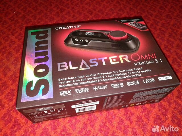 Sound blaster surround. Creative Sound Blaster Omni Surround 5.1 RTL.