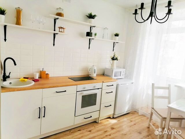 

1-к. квартира, 45 м², 3 кровати