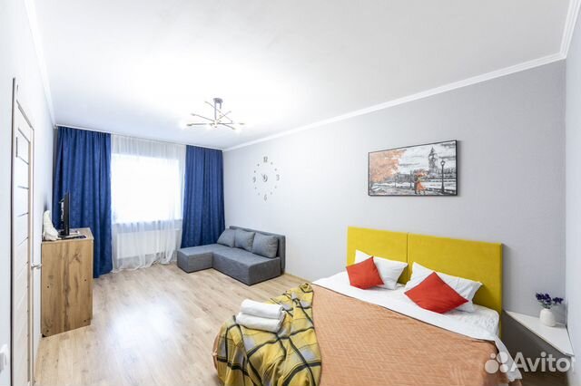 

1-к. квартира, 38 м², 2 кровати