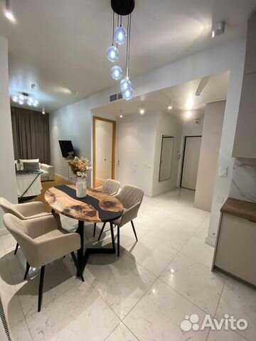 

1-к. квартира, 52 м², 2 кровати