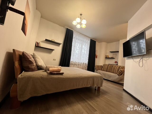 

Квартира-студия, 36 м², 2 кровати