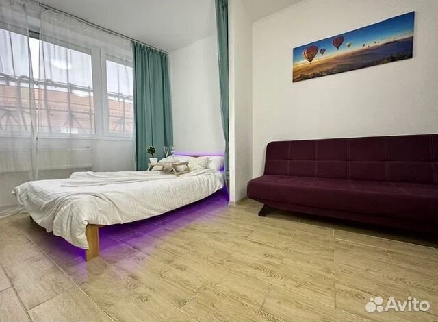 

Квартира-студия, 29 м², 2 кровати