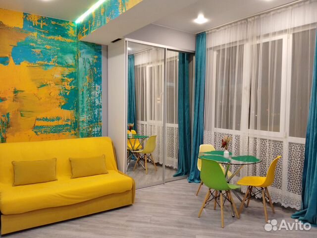 

Квартира-студия, 40 м², 3 кровати