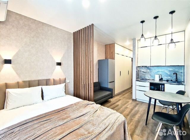 

Квартира-студия, 30 м², 2 кровати