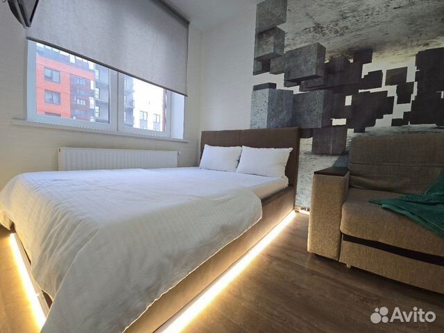 

Квартира-студия, 37 м², 2 кровати