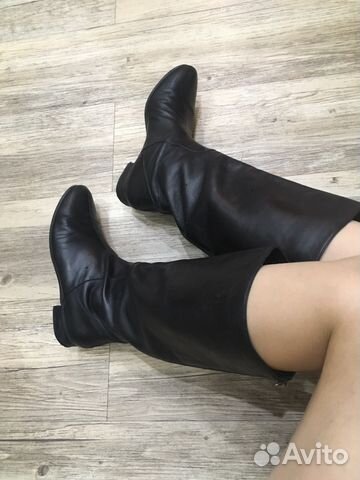 Сапоги кожаные, Италия Сапоги кожаные, Италия