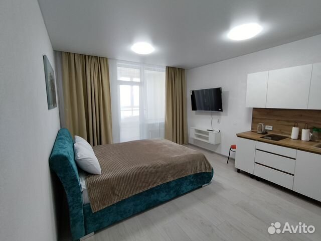 

Квартира-студия, 30 м², 1 кровать