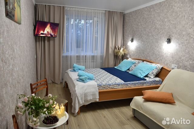 

1-к. квартира, 30 м², 2 кровати