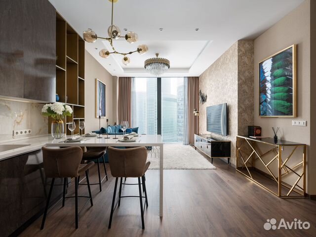 

1-к. квартира, 60 м², 2 кровати