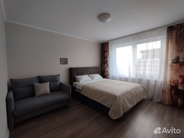 

1-к. квартира, 37 м², 2 кровати