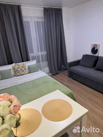 

Квартира-студия, 20 м², 2 кровати