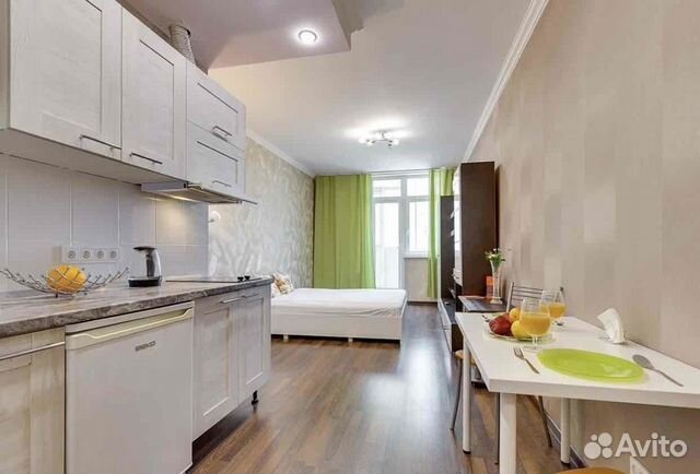 

Квартира-студия, 30 м², 2 кровати