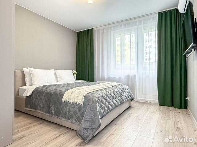 

1-к. квартира, 37 м², 2 кровати