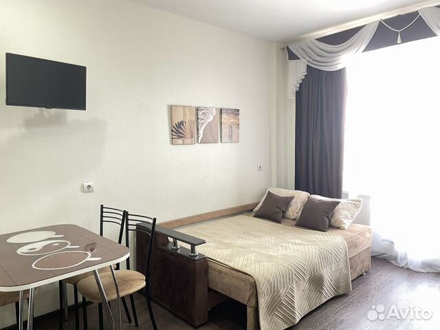

Квартира-студия, 27 м², 2 кровати