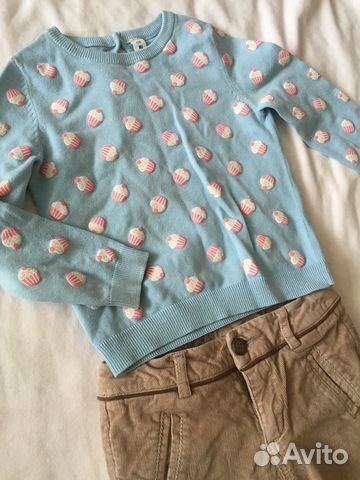 Zara вельветовые брюки и 2 кофточки 110 р Zara вельветовые брюки и 2 кофточки 110 р