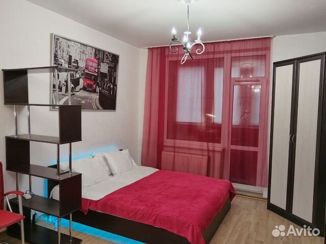

Квартира-студия, 28 м², 2 кровати