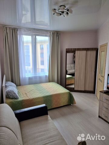 

1-к. квартира, 38,5 м², 2 кровати