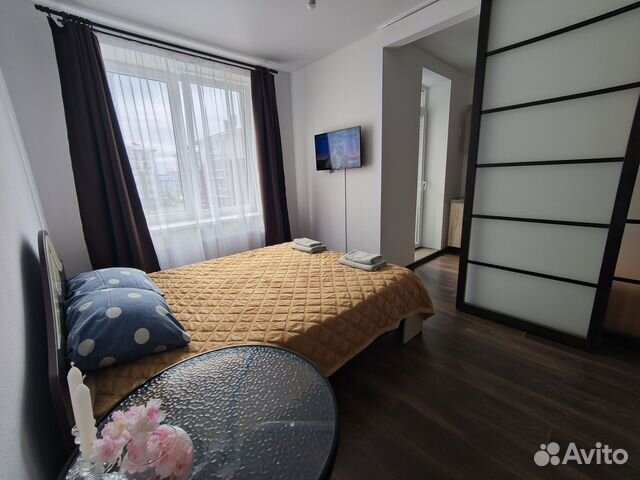 

Квартира-студия, 27 м², 2 кровати