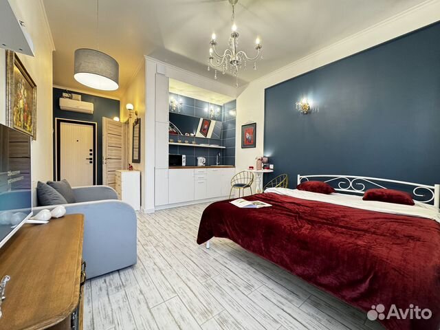 

Квартира-студия, 37 м², 2 кровати