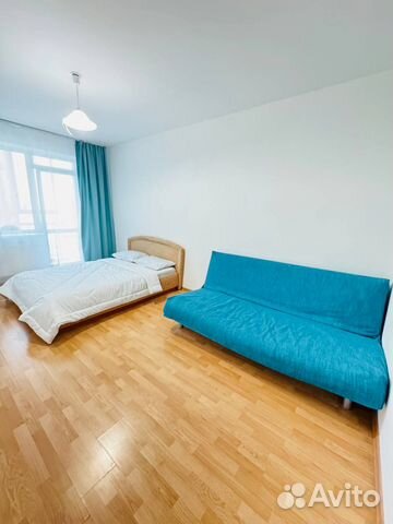 

1-к. квартира, 44 м², 3 кровати