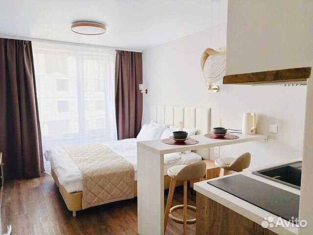 

Квартира-студия, 22 м², 2 кровати
