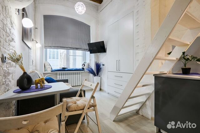 

Квартира-студия, 17 м², 2 кровати