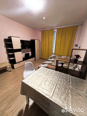 

Квартира-студия, 25 м², 2 кровати