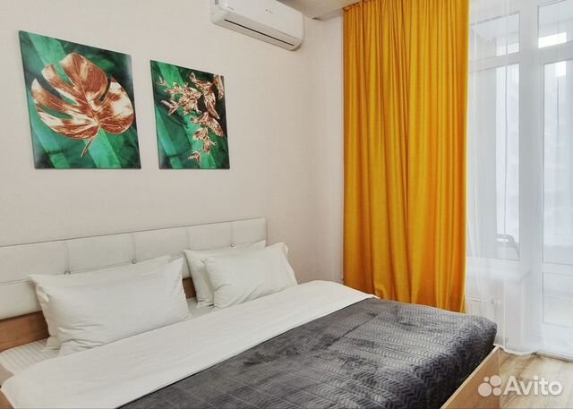 

Квартира-студия, 38 м², 2 кровати